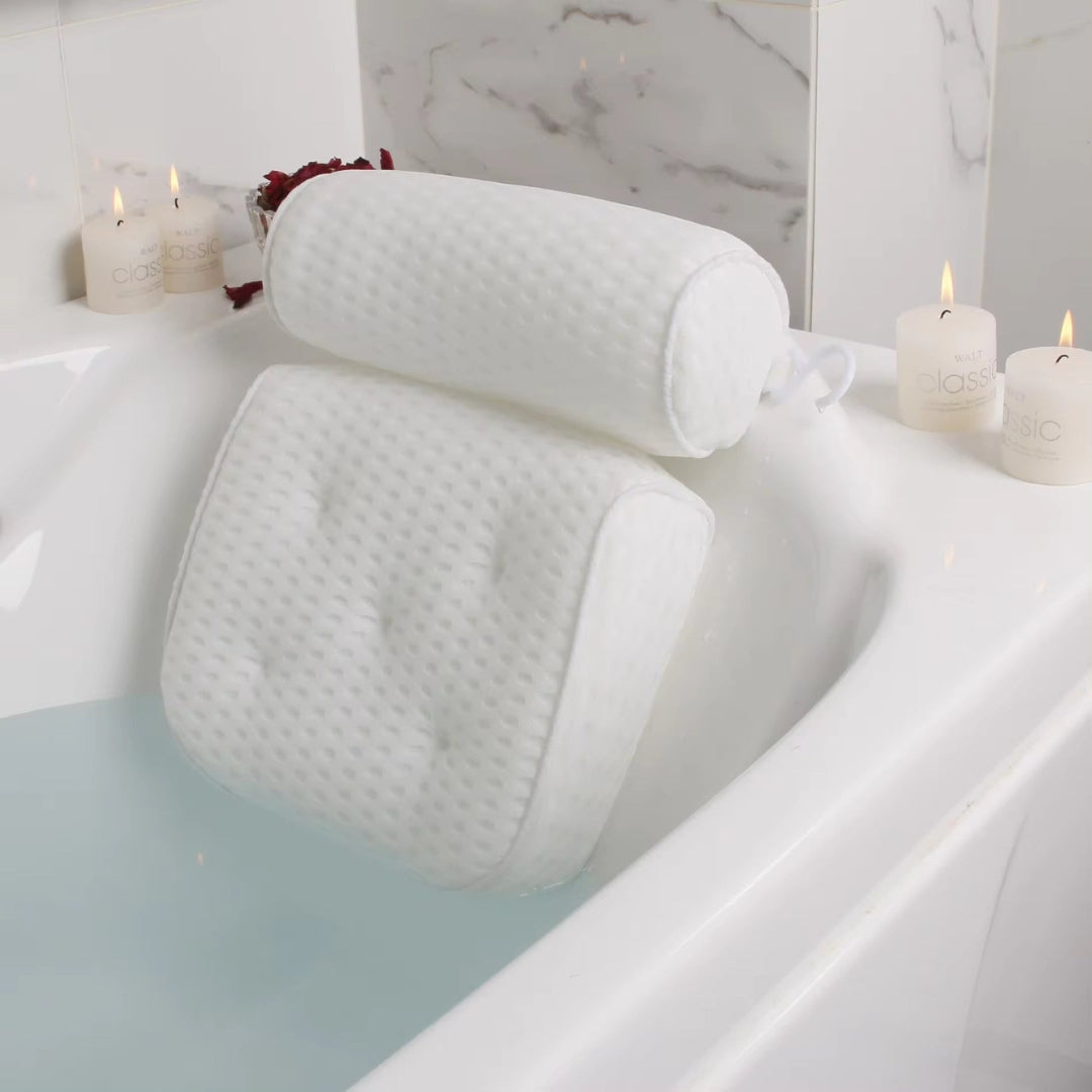 Premium Ergonomic Bath Cushion | Relaxing Tub Support Comfort