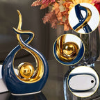 Sculptural Abstract Ceramic Accent | Elevated Home Decor