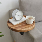 Premium Wooden Clip-On Armrest Table | Practical Lounge Tray