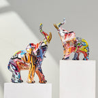 Artistic Elephant Sculpture with Nordic Inspired Home Decor