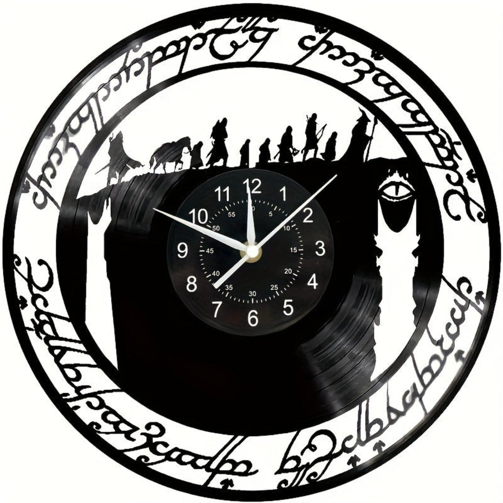 Iconic Legends Silent Vinyl Wall Clock for Vintage Decor