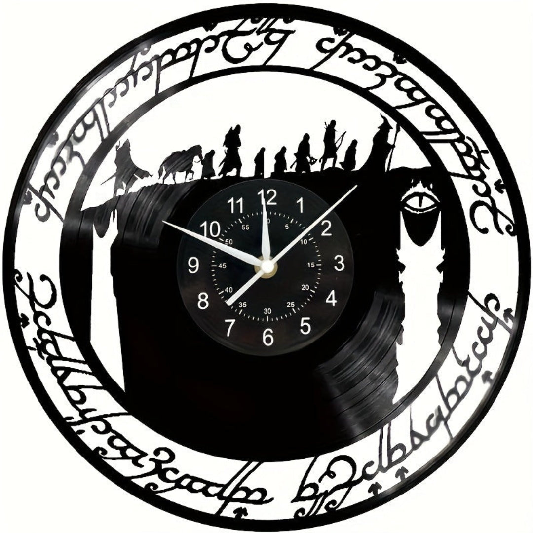 Iconic Legends Silent Vinyl Wall Clock for Vintage Decor