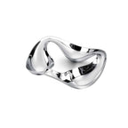 Modern Round Stainless Steel Serving Tray for Living Room