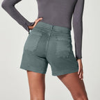 Women’s Pull-On Stretch Denim Shorts for Everyday Comfort