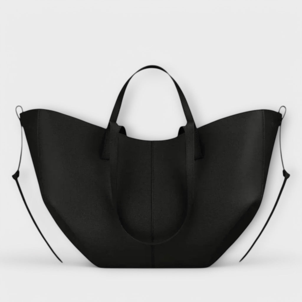 Women’s Spacious Everyday Tote Bag for Effortless Summer Style Black