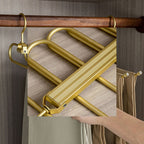 Modern Aluminum Trouser Hanger | Slim Closet Organizer