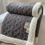 Plush Snuggle Blanket | Cozy Throw Blanket for Home Living Gray