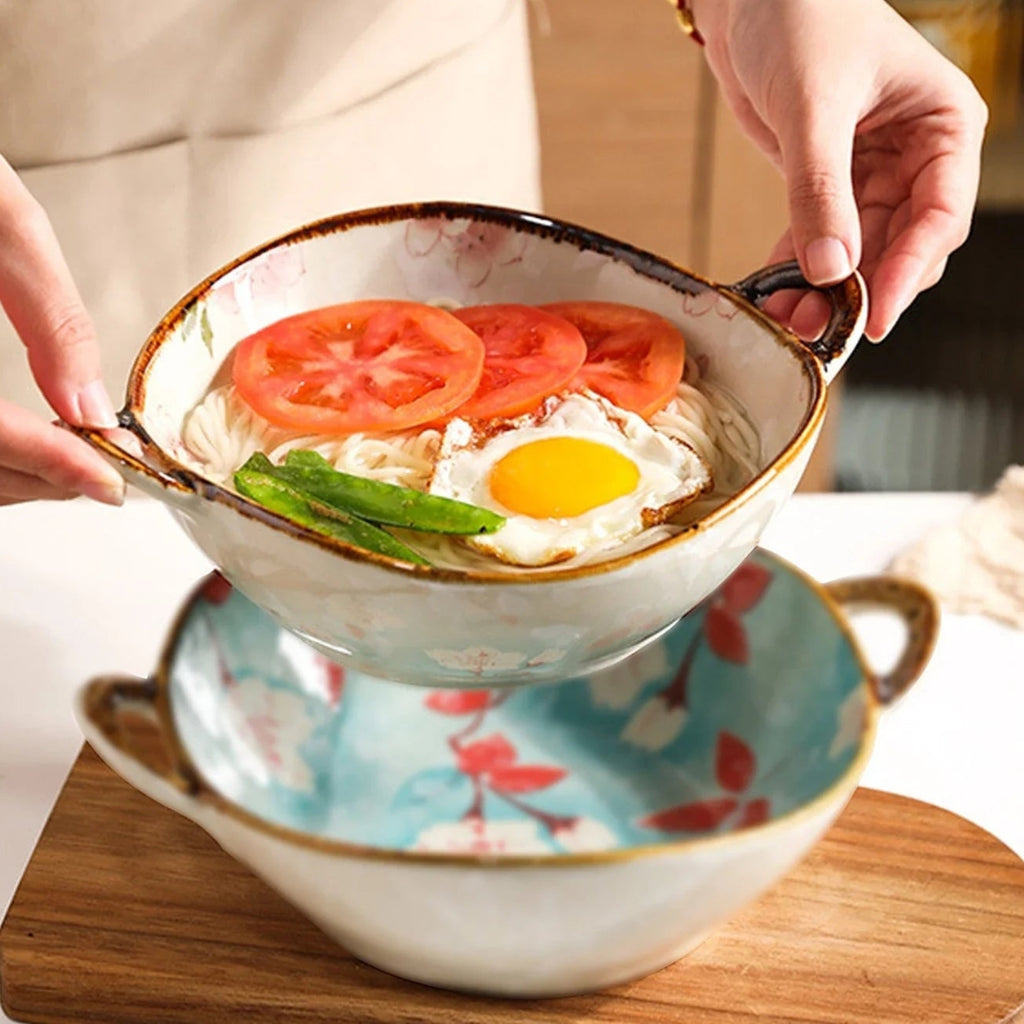 Minimalist Japanese Noodle Bowls | Ramen Soup Serving Set