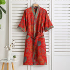 Cozy Bathroom Bathrobe | Everyday Comfort After Shower Use Orange