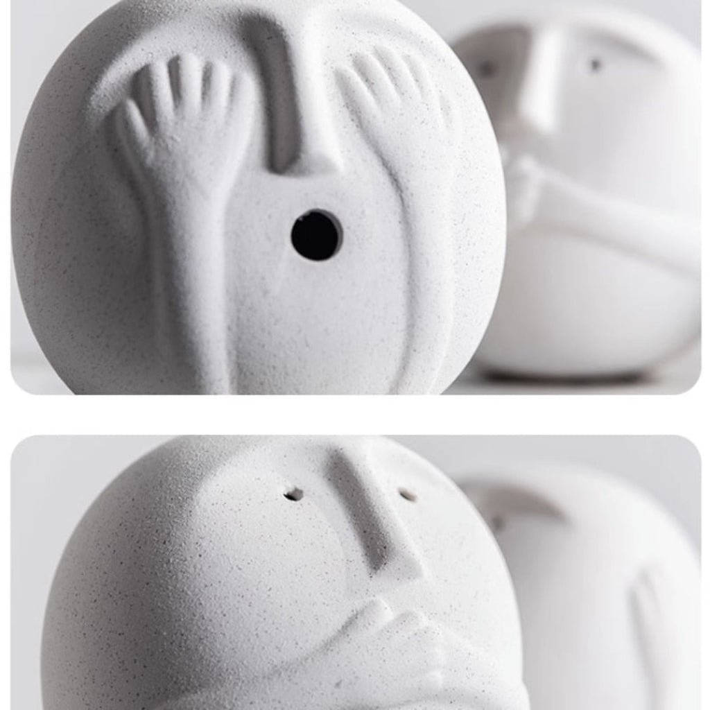 Sculptural Abstract Ceramic Piece | Modern Decor Accent