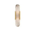 Sculptural Marble Bedside Wall Sconce | Interior Light Decor Gold 50cm