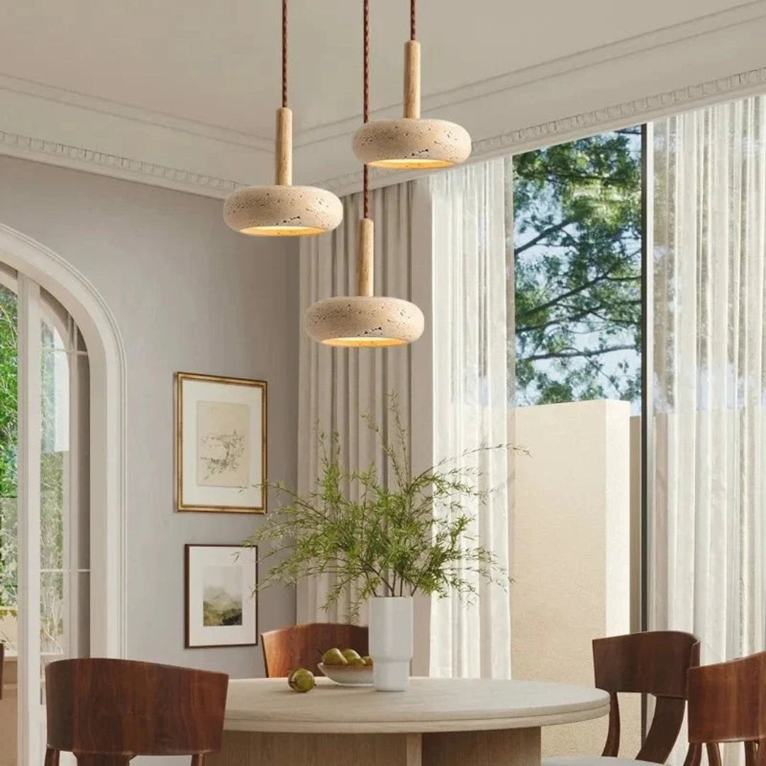 Minimalist Stoneware LED Pendant Light | Modern Interiors