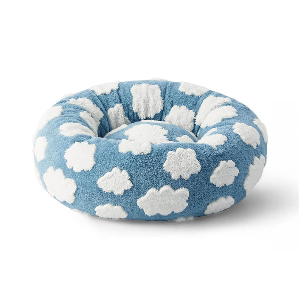 Cozy Orthopedic Dog Bed Featuring Floral Checkerboard Style
