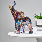 Artistic Elephant Sculpture with Nordic Inspired Home Decor