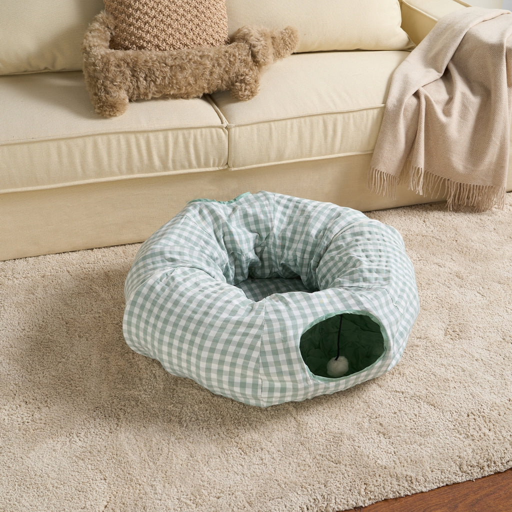 Durable Foldaway Cat Tunnel Bed | Play and Rest Design
