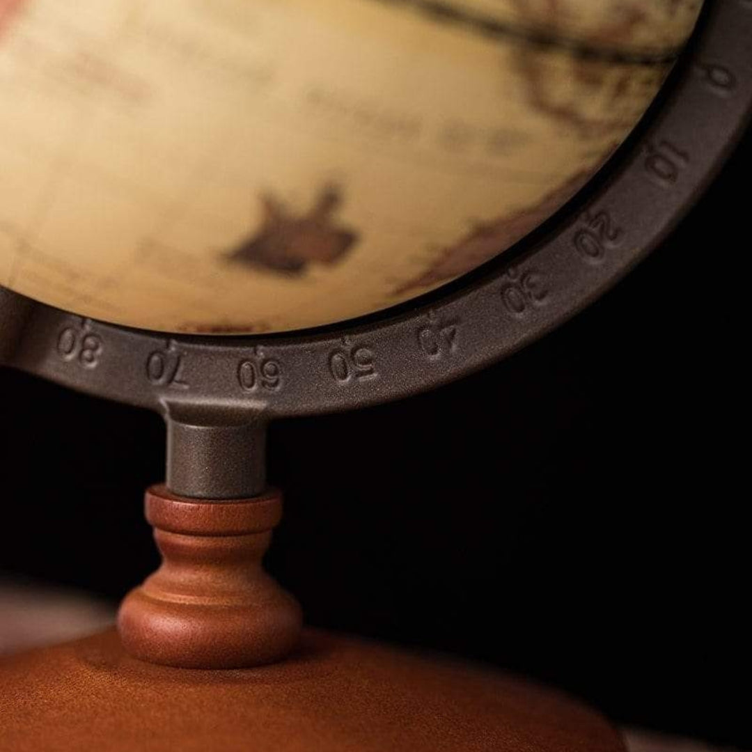 Classic World Globe Decor | 14 cm Office Desk Display Piece
