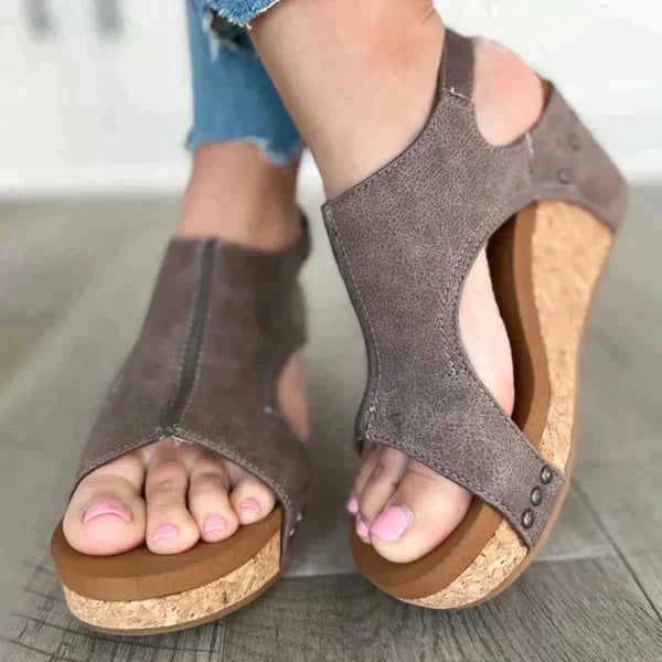 Women’s Orthopedic Sandals for Comfort and Support Taupe