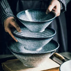Sculptural Japanese Ceramic Ramen Bowl | Artisan Finish Design 4
