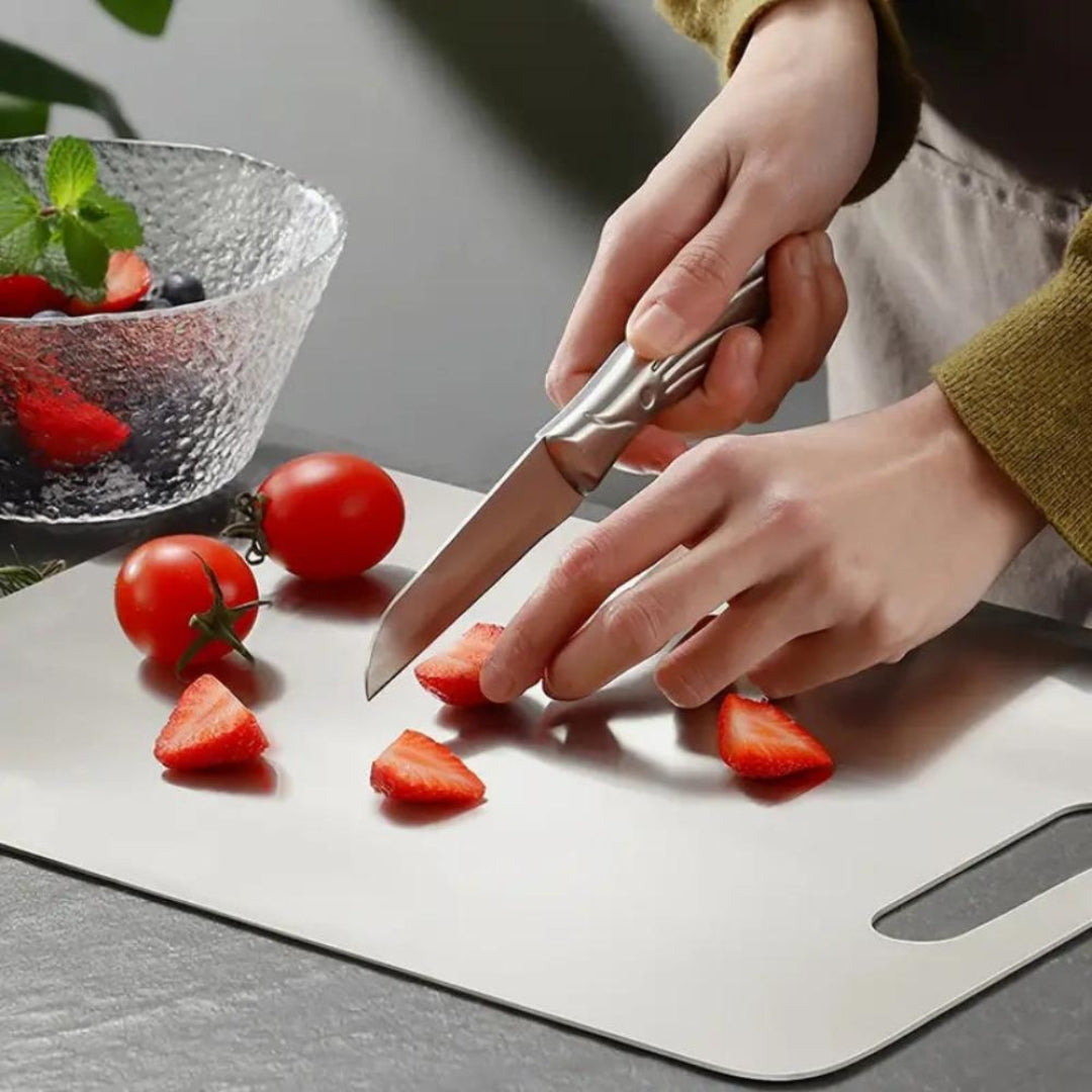 Modern Stainless Steel Cutting Board | Sustainable Kitchen