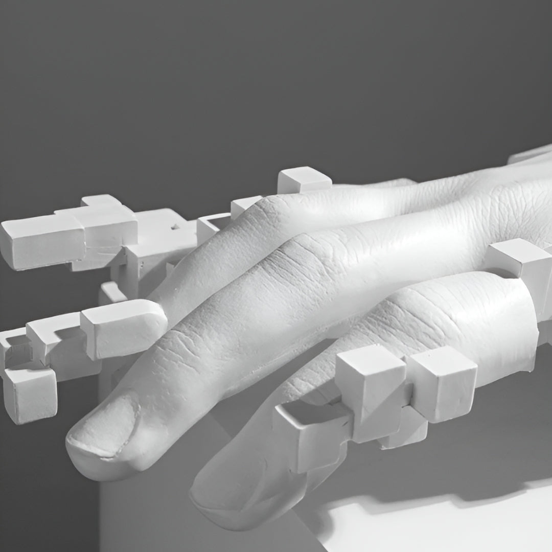 Sculptural Abstract Hand Statue for Modern Interior Style