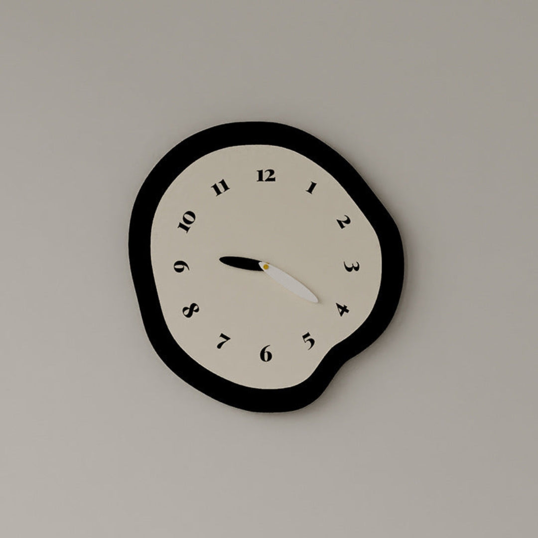 Scandinavian Wall Clock | Nordic Silent Timepiece Design Without pendulum