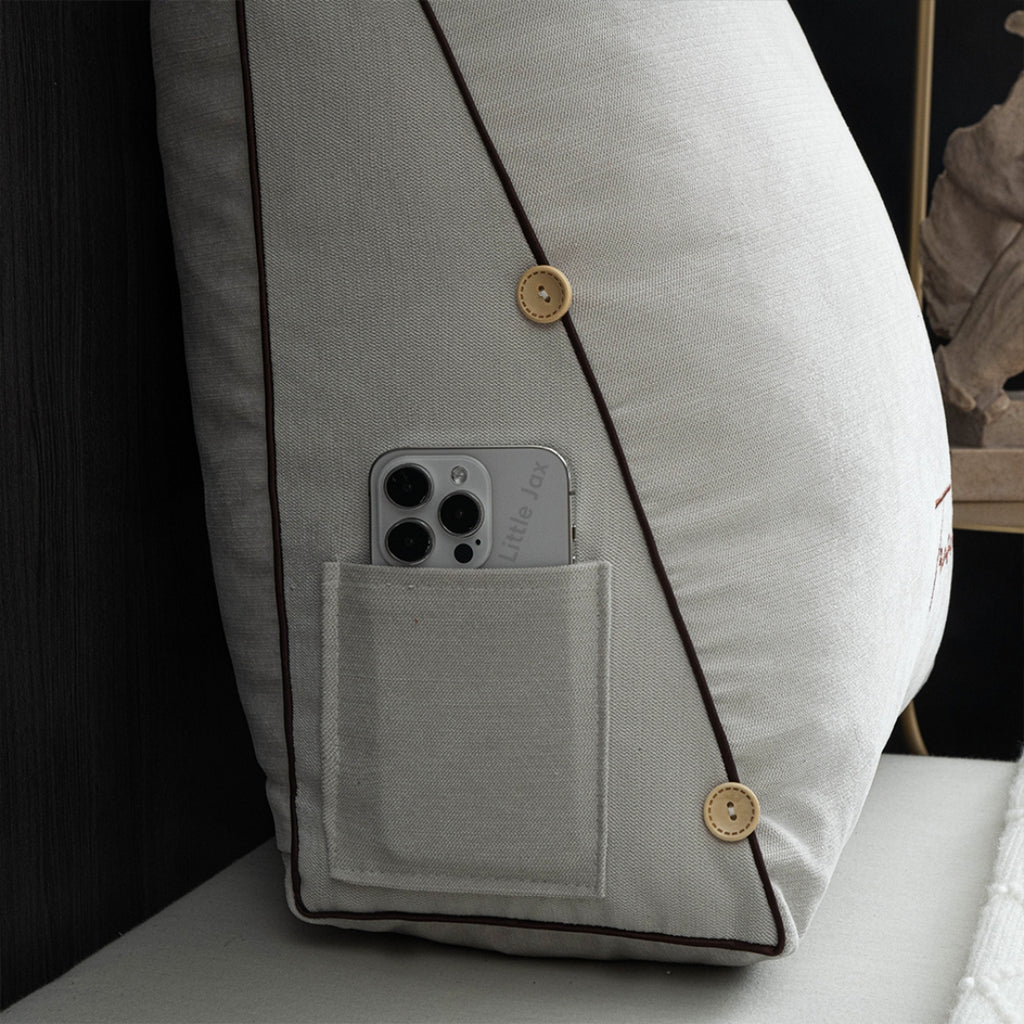 Comfort Reading Pillow Backrest | Adjustable Lounge Support