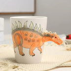 Whimsical Dinosaur Mug for Coffee and Tea Breaks Moments Ankylosaurus