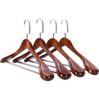 Premium Wooden Clothes Hangers for Stylish Wardrobes Homes