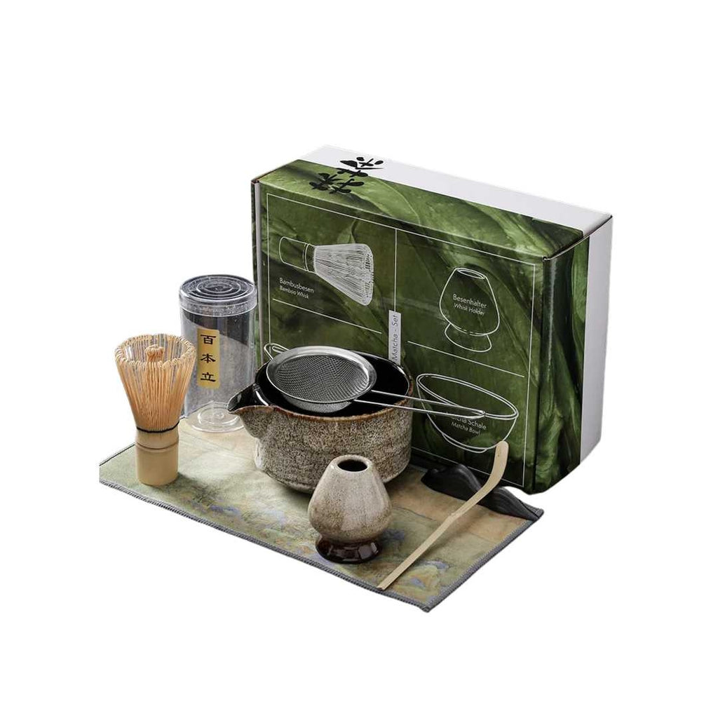 Authentic 7 Piece Japanese Matcha Set | Ceremonial Tea