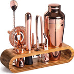 Professional Cocktail Bar Set | Elevated Home Bar Experience Rose Gold