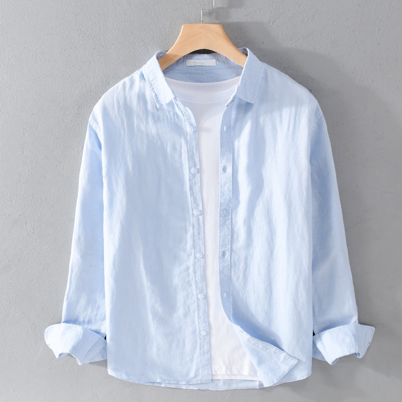 Men’s Modern Relaxed Fit Shirt – Ultimate Comfort Top Blue