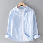 Men’s Modern Relaxed Fit Shirt – Ultimate Comfort Top Blue