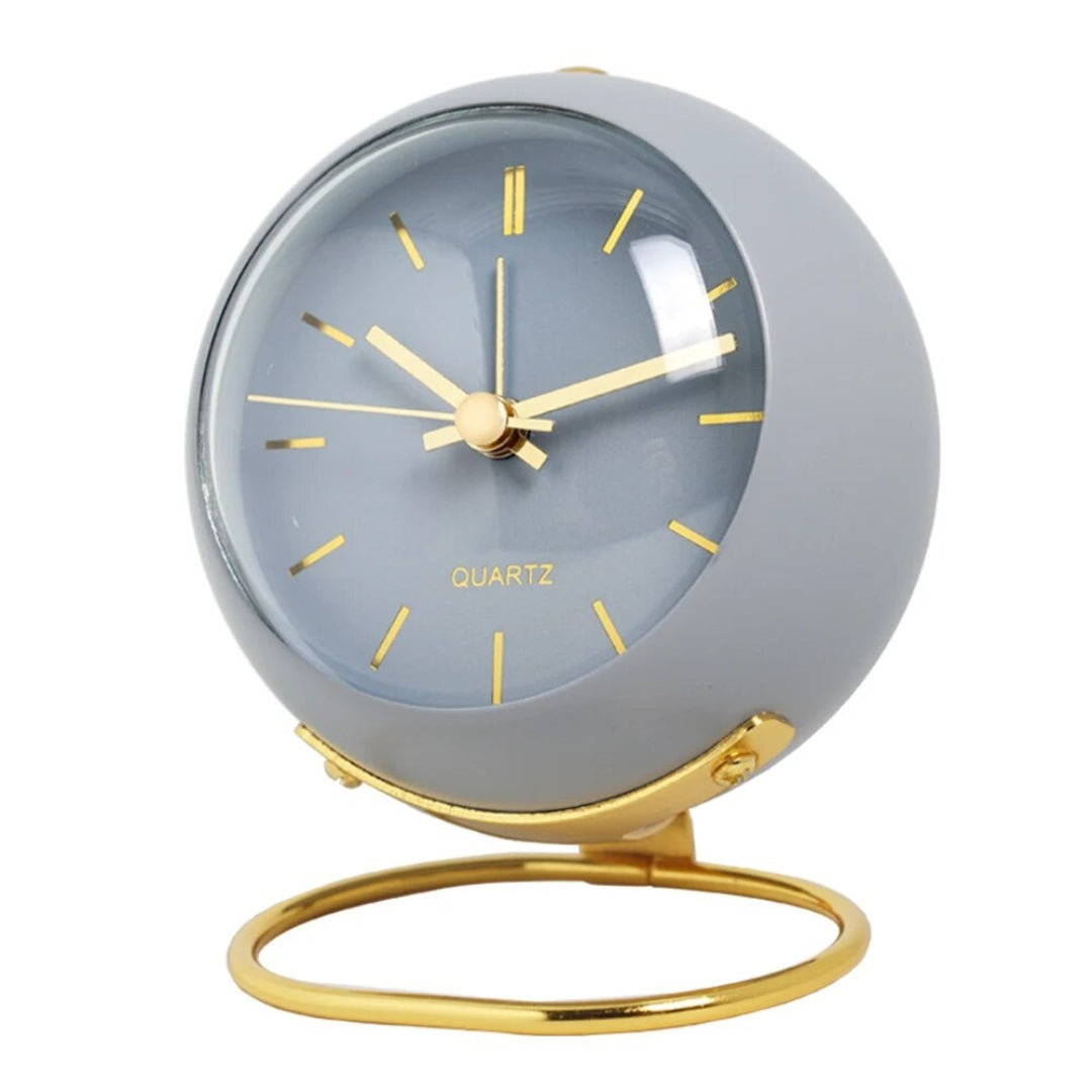 Modern Electronic Table Clock | Stylish Interior Timepiece Purple