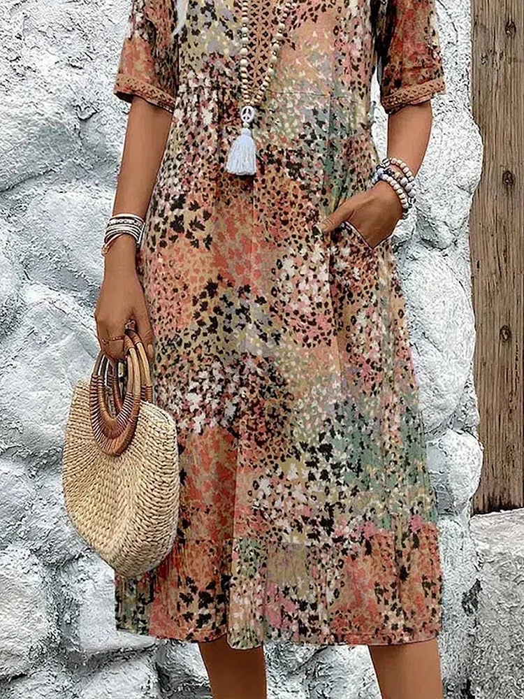 Women’s Relaxed Floral Print Dress