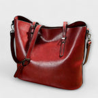 Women’s Classic Structured Shoulder Bag for Everyday Elegance Red