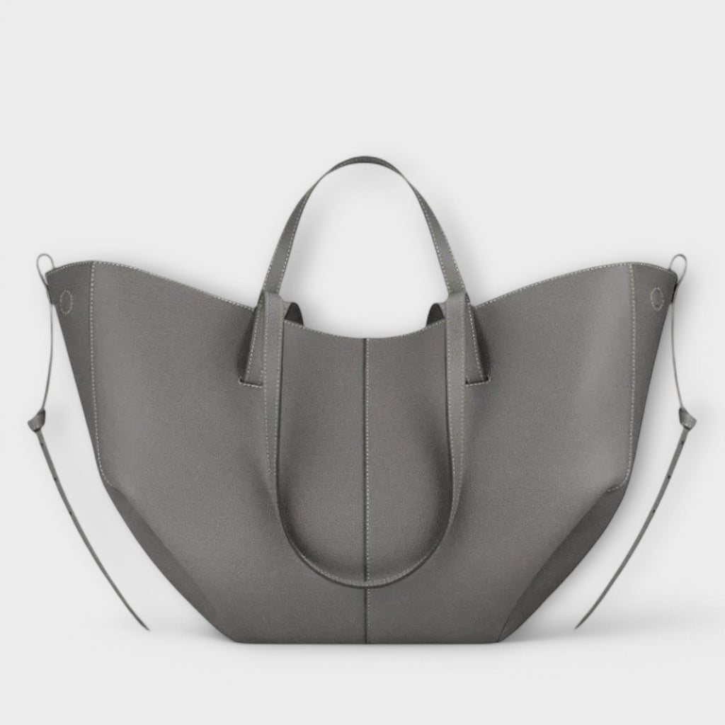 Women’s Spacious Everyday Tote Bag for Effortless Summer Style Gray