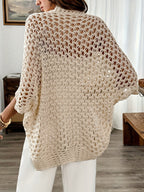 Women’s Warm Open Drape Cardigan for Winter Wear