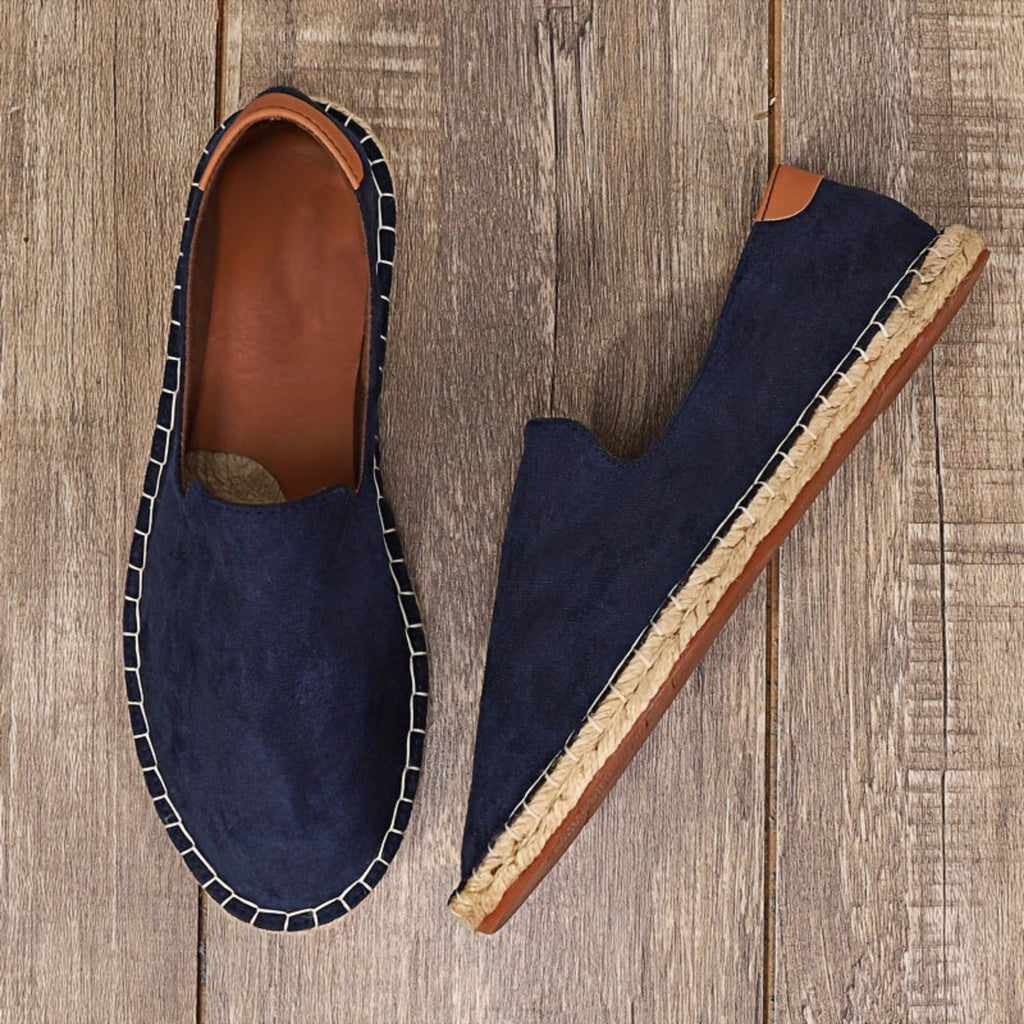 Men’s Casual Slip-on Espadrilles Blue