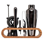Elegant Cocktail Shaker Set with Essential Bar Accessories