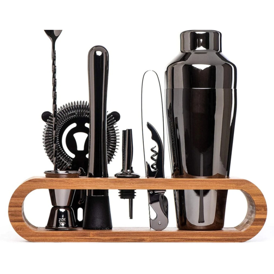 Elegant Cocktail Shaker Set with Essential Bar Accessories