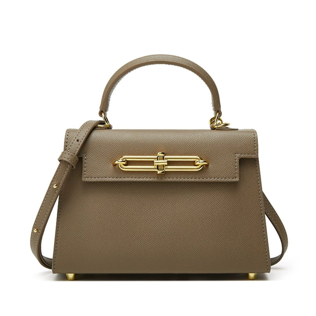 Solis | Women’s Luxe Leather Handbag | Convertible Crossbody Camel