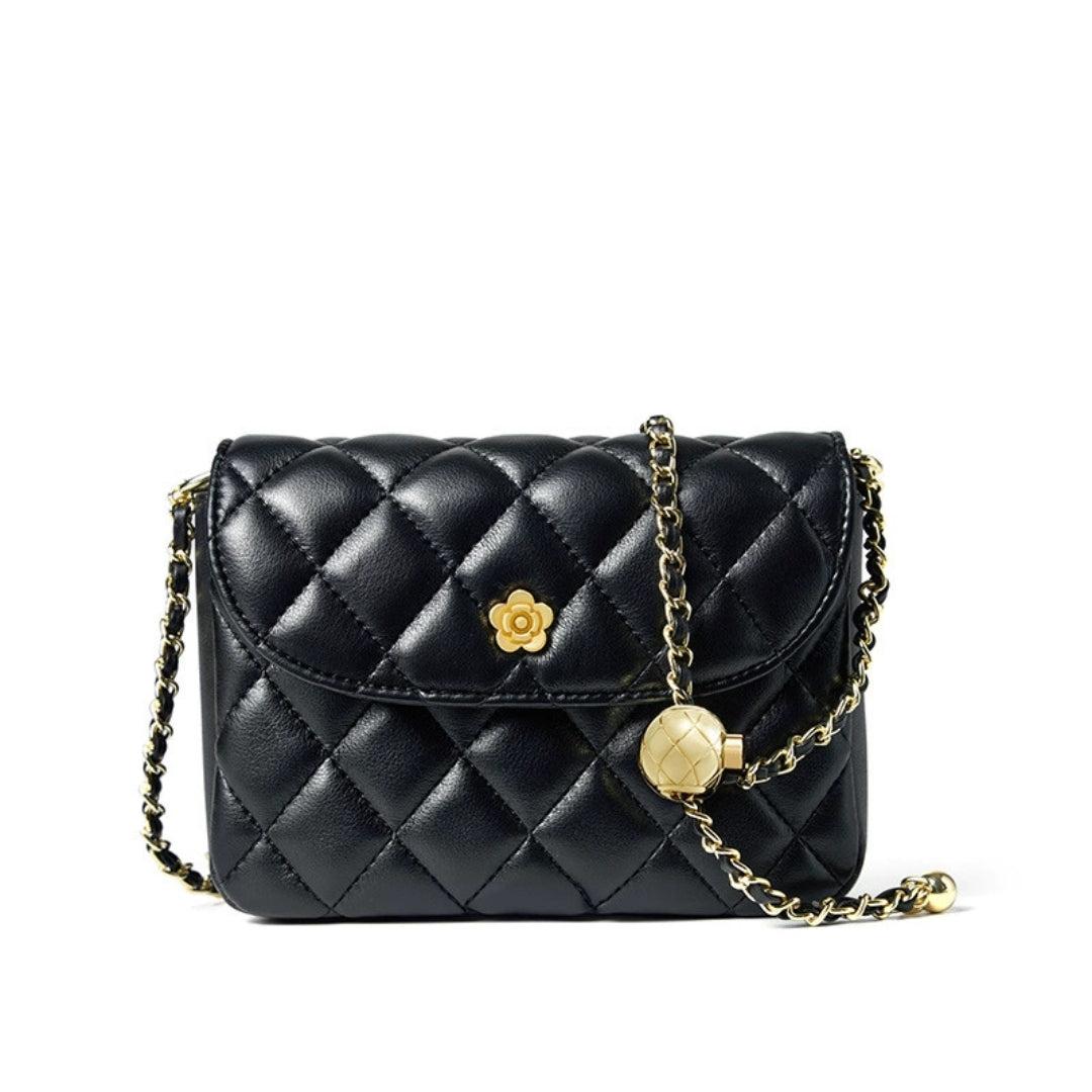 Fumiya | Women’s Luxe Quilted Crossbody | Adjustable Chain