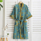 Cozy Bathroom Bathrobe | Everyday Comfort After Shower Use Green