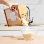 Minimal 2L Bamboo Cereal Dispenser | Space Saving Design