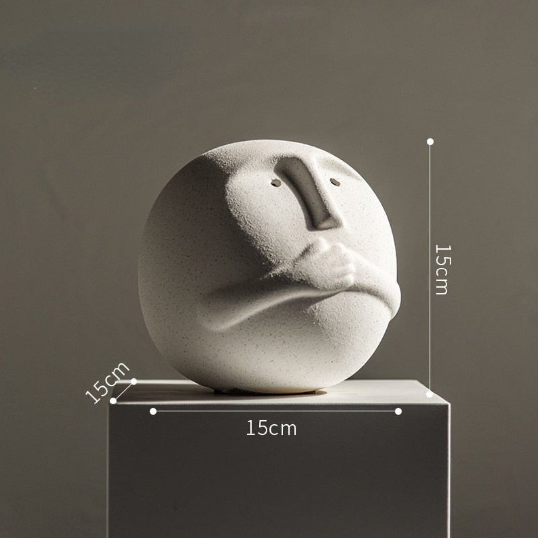 Sculptural Abstract Ceramic Piece | Modern Decor Accent