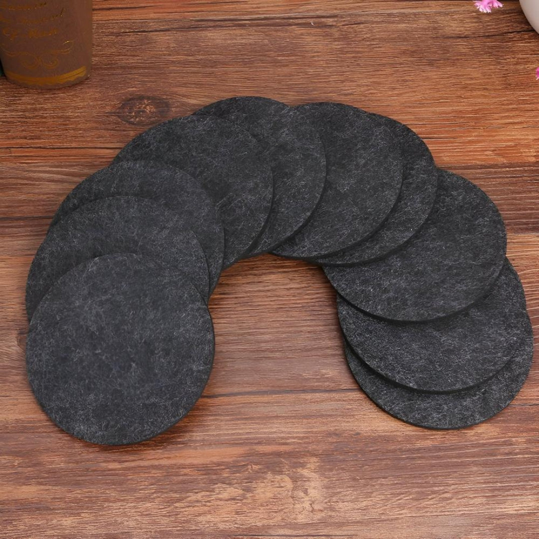 Luxe Felt Coaster Set for Elegant Table Surface Protection
