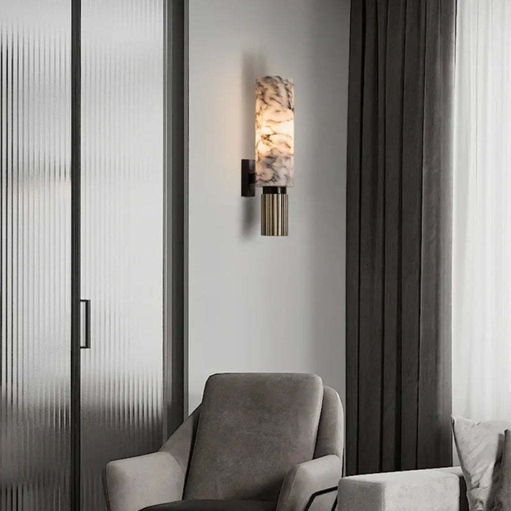 Luxurious Marble Wall Sconce Light | Modern Interior Decor