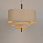Sculptural Fabric Chandelier Ceiling Light | Modern Home