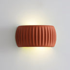 Minimalist Resin Wall Lamp | Clean Contemporary Wall Decor Orange D24*H13cm