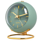 Modern Electronic Table Clock | Stylish Interior Timepiece Green
